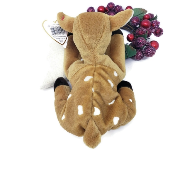 "Whisper" Vintage Original Ty Beanie Babies Fawn with tag - Picture 3 of 9